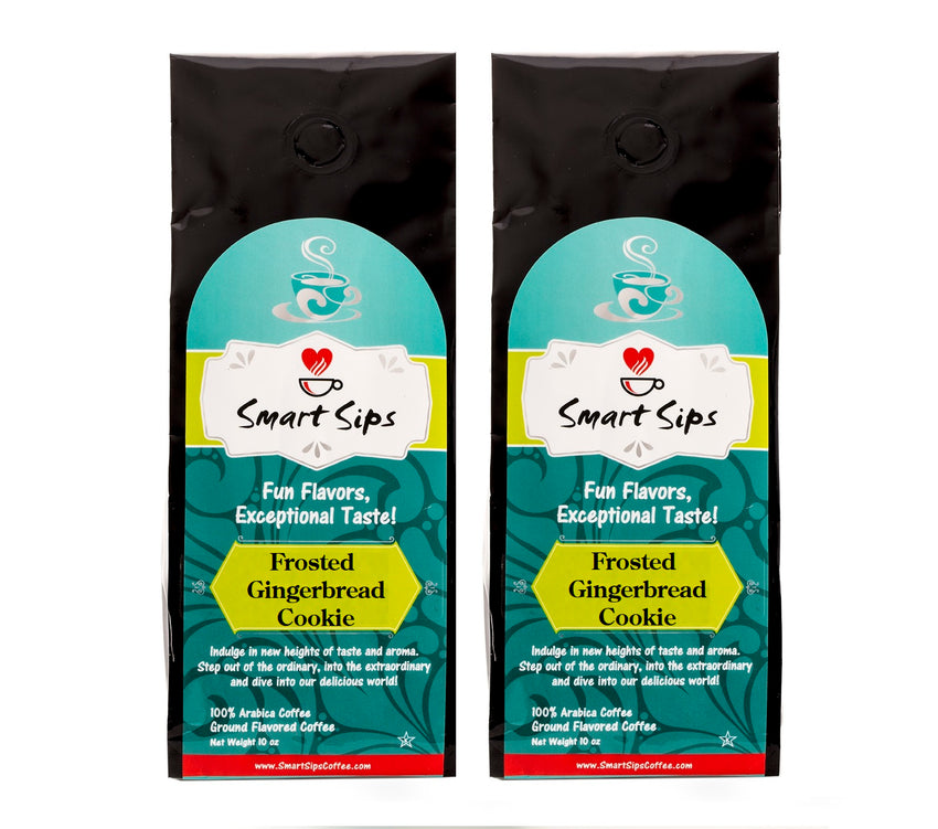 smart sips coffee arabica ground gingerbread cookie