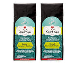 medium roast flavored ground coffee decaf decaffeinated caramel brulee