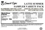 Summer Latte Variety Sampler Pack, Single Serve Pods for Keurig K-cup Brewers