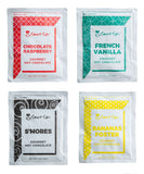 Hot Chocolate Sampler Variety Pack- S’mores, French Vanilla, Chocolate Raspberry & Bananas Foster, Gourmet Hot Chocolate Packets