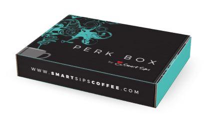 smart sips coffee, coffee, ground coffee, flavored coffee, subscription, perk box