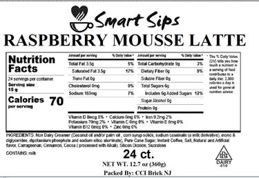 Raspberry Mousse Latte, Single Serve Pods for Keurig K-cup Brewers