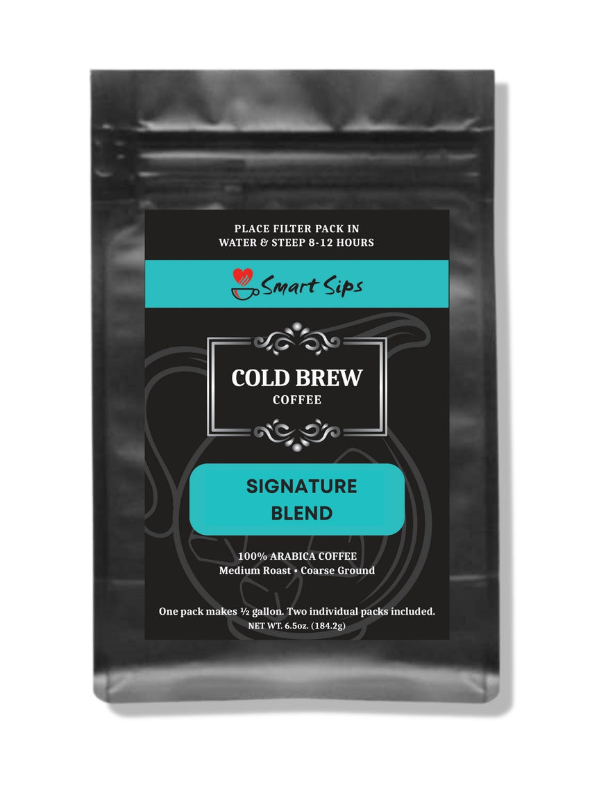 Cold Brew Coffee, Signature Blend- Cold Brew Coffee Packs