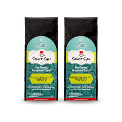 smart sips coffee, white chocolate hazelnut truffle, ground coffee, gourmet coffee, flavored coffee, arabica coffee
